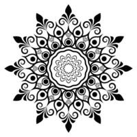 projeto de fundo de mandala. vetor