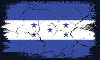 livre vetor plano Projeto grunge Honduras bandeira fundo