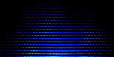 textura vector azul escuro com círculos.
