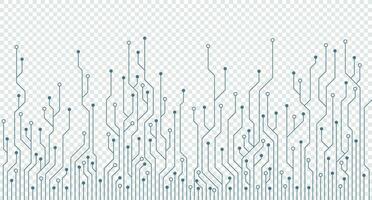 o circuito borda eletrônicos digital tecnologia. abstrato tecnologia fundo. o circuito borda com cópia de espaço. futurista o circuito borda. vetor ilustração