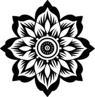 mandala - minimalista e plano logotipo - vetor ilustração