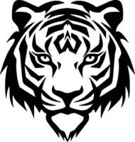 tigre, minimalista e simples silhueta - vetor ilustração