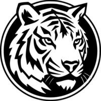 tigre, Preto e branco vetor ilustração