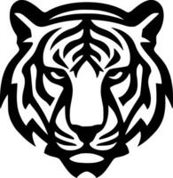 tigre, minimalista e simples silhueta - vetor ilustração