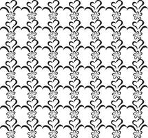 geométrico floral conjunto do desatado padrões. branco e Preto vetor fundos. simples ilustrações.