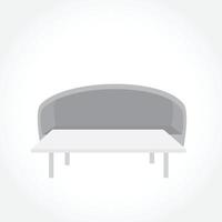 design de uma sala aconchegante com sofá vetor