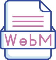 webm Arquivo formato vetor ícone