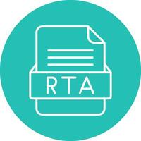 rta Arquivo formato vetor ícone