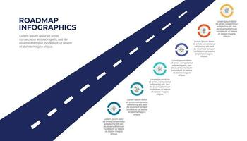 roteiro ou viagem infográfico modelo Projeto. vetor