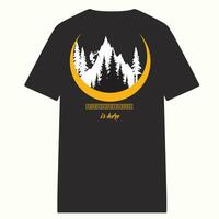 design de camiseta de aventura vetor