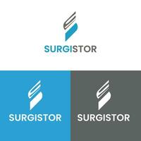 s letter logo design vetor