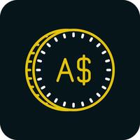 australiano dólar vetor ícone Projeto