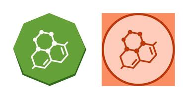 ícone de vetor de molécula