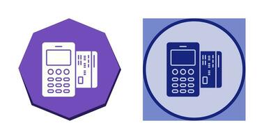 ícone de vetor de máquina de cartão
