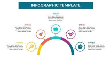 modelo de design infográfico vetor