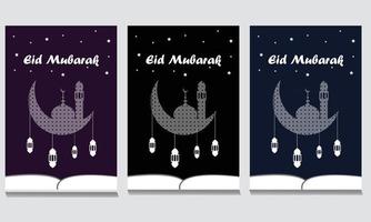 eid mubarak design grátis vetor