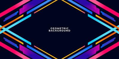 Prêmio colorida abstrato fundo com geométrico gradiente moderno formas vetor