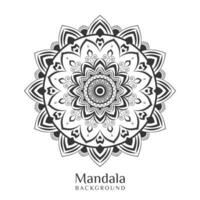 elegante criativo mandala dentro esboço Projeto vetor