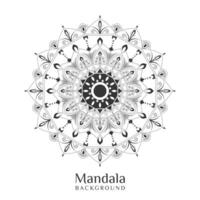 elegante moderno mandala dentro esboço Projeto vetor