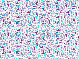 desatado padronizar dentro multicolorido azul triângulos. peças do vidro, mosaico, gelo vetor