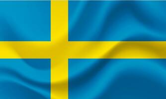 sueco bandeira. bandeira do Suécia. vetor Suécia bandeira ilustração.