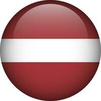 Letônia bandeira botão. emblema do Letônia. vetor bandeira, símbolo. cores e proporção corretamente.