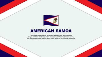 americano samoa bandeira abstrato fundo Projeto modelo. americano samoa independência dia bandeira desenho animado vetor ilustração. americano samoa modelo
