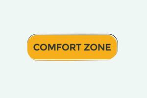 Novo conforto zona moderno, local na rede Internet, clique botão, nível, sinal, discurso, bolha bandeira, vetor