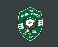 Ludogorets razgrad clube logotipo símbolo Bulgária liga futebol abstrato Projeto vetor ilustração com cinzento fundo