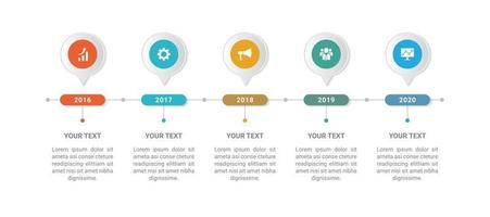 infográfico design de modelo de negócios vetor