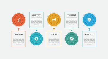 infográfico design de modelo de negócios vetor