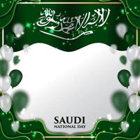 fundo do dia nacional da saudita vetor