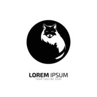 mínimo e abstrato logotipo do gato ícone gato vetor silhueta isolado Projeto