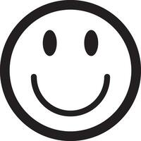 ícone de emoji feliz vetor