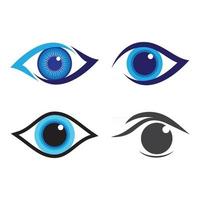 imagens de logotipo de cuidados com os olhos vetor
