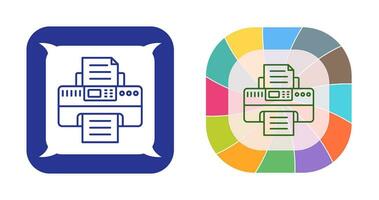 ícone do vetor da impressora