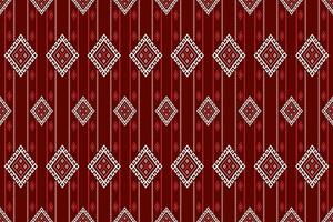 vermelho tradicional étnico padronizar paisley flor ikat fundo abstrato asteca africano indonésio indiano desatado padronizar para tecido impressão pano vestir tapete cortinas e sarongue vetor