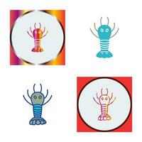 ícone de vetor de lagosta