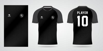 modelo de camisa esportiva para uniformes de time e design de camisetas de futebol vetor