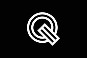 carta q na moda vetor logotipo Projeto