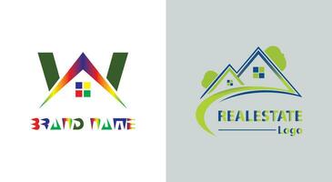 design de logotipo imobiliário vetor