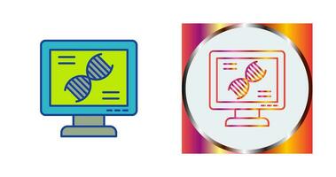 ícone de vetor de teste de dna