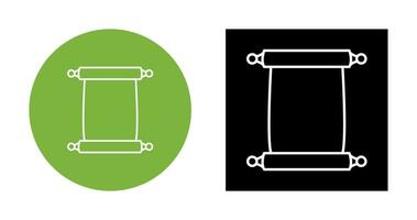 pergaminho do ícone de vetor de papel