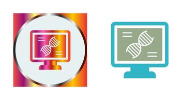 ícone de vetor de teste de dna