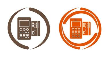 ícone de vetor de máquina de cartão