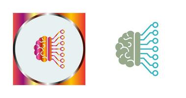 ícone de vetor de aprendizado de máquina