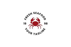 frutos do mar logotipo vetor ícone ilustração