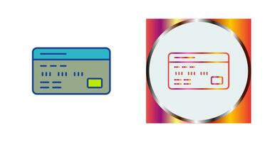 ícone de vetor de cartão de débito