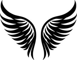 anjo asas - minimalista e plano logotipo - vetor ilustração