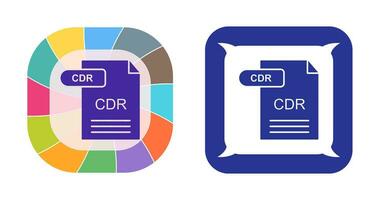 ícone do vetor cdr